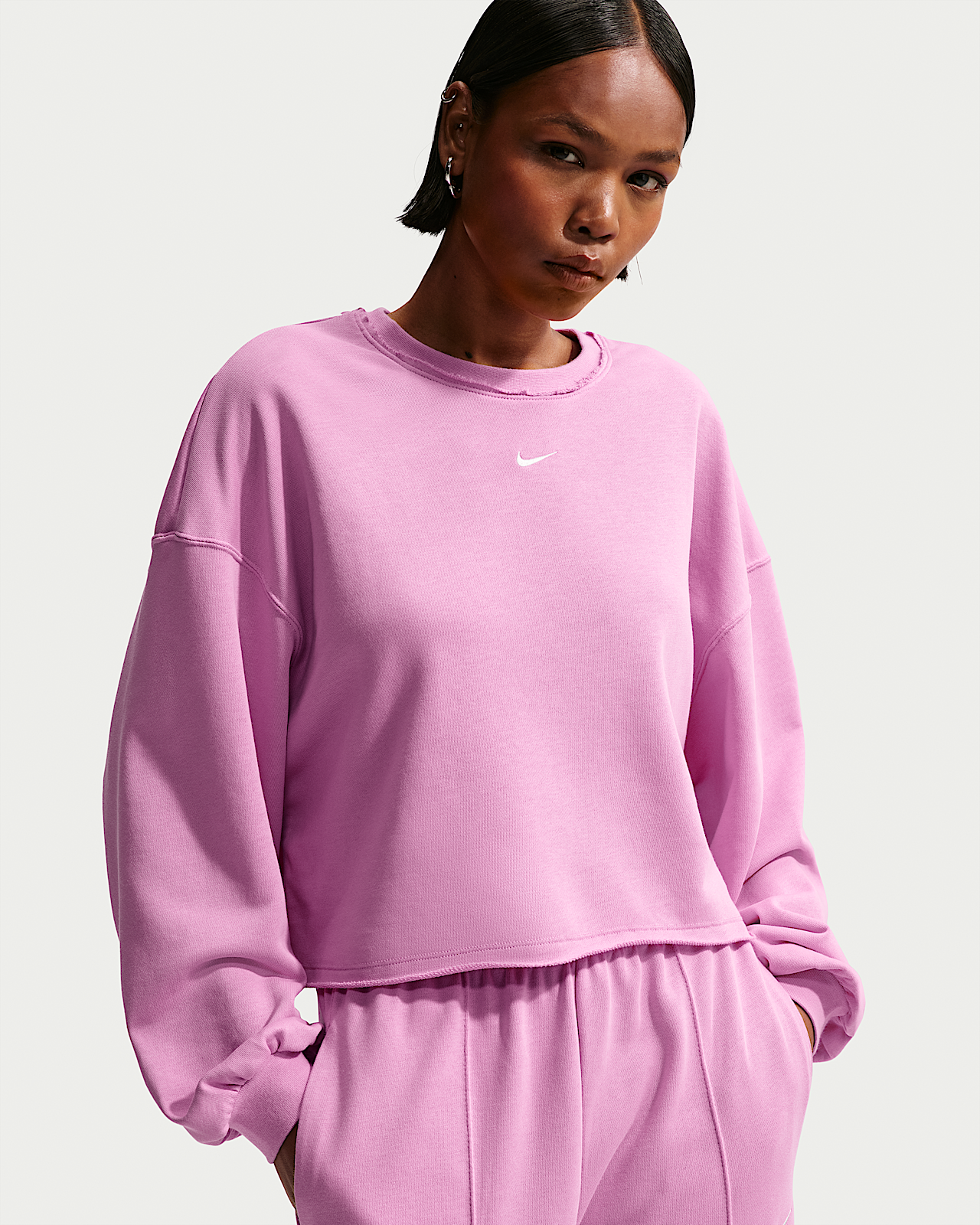 Женский свитшот Nike Sportswear Chill Terry Oversized French Terry Crew-Neck