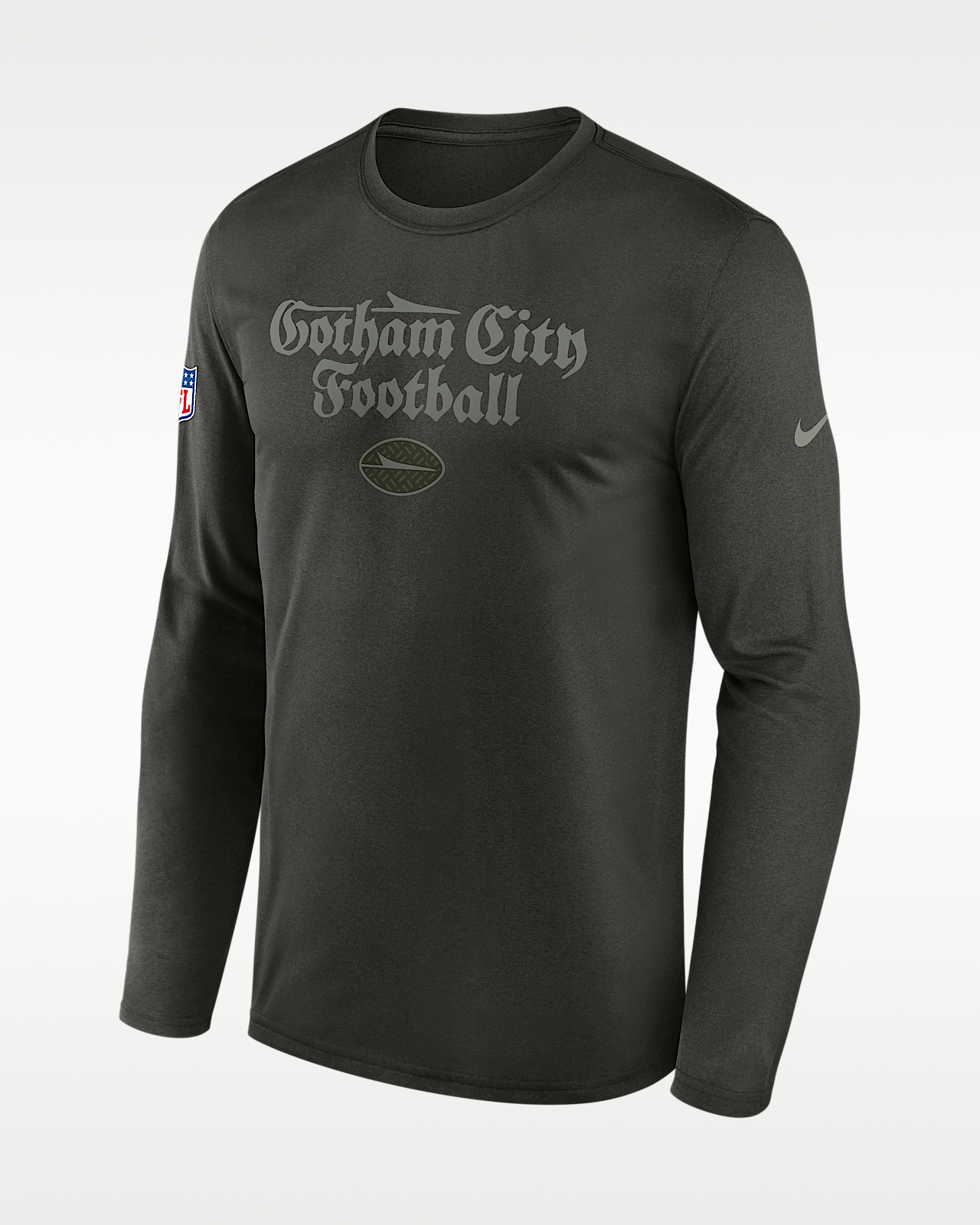 Мужская футболка New York Jets Rivalries Collection Sideline Legend Nike Dri-FIT NFL Long-Sleeve