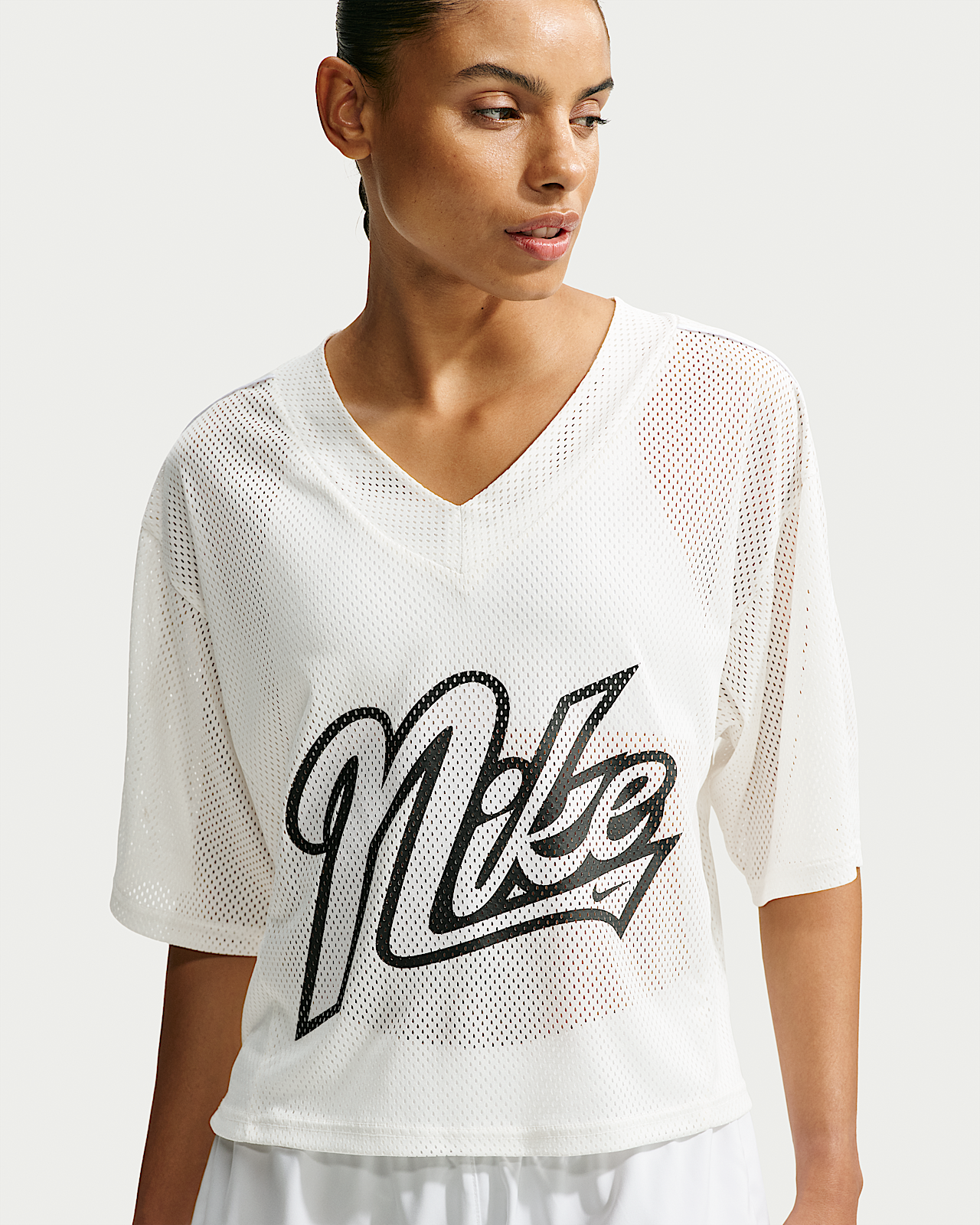 Женские шорты Nike One Dri-FIT Oversized Short-Sleeve Top
