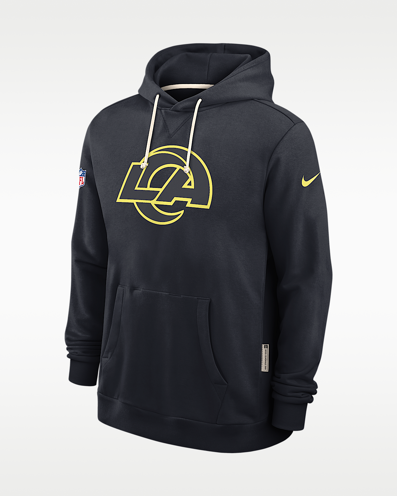 Мужское худи Los Angeles Rams Rivalries Collection Sideline Nike Dri-FIT NFL Pullover Hoodie