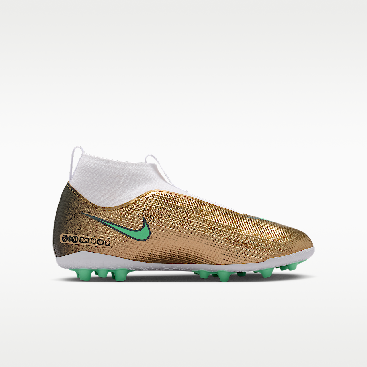 Nike  sneaker Metallic Gold/Green Glow
