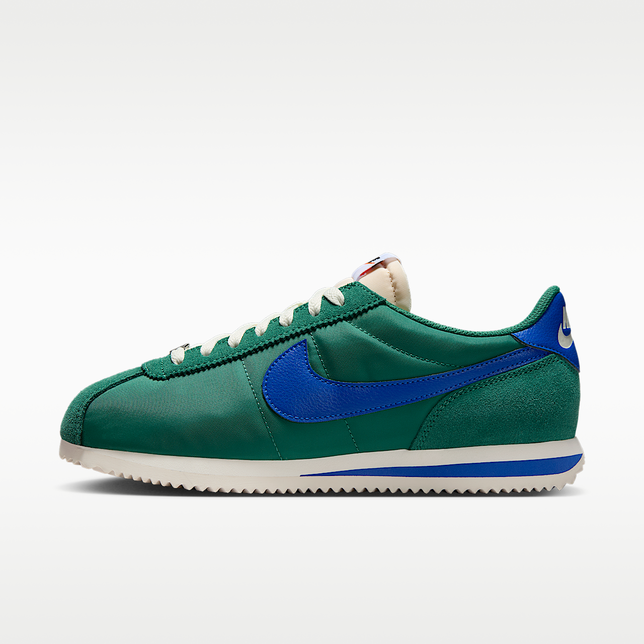 Nike Cortez sneaker Evergreen Aura/Sail/Wit/Hyper Royal