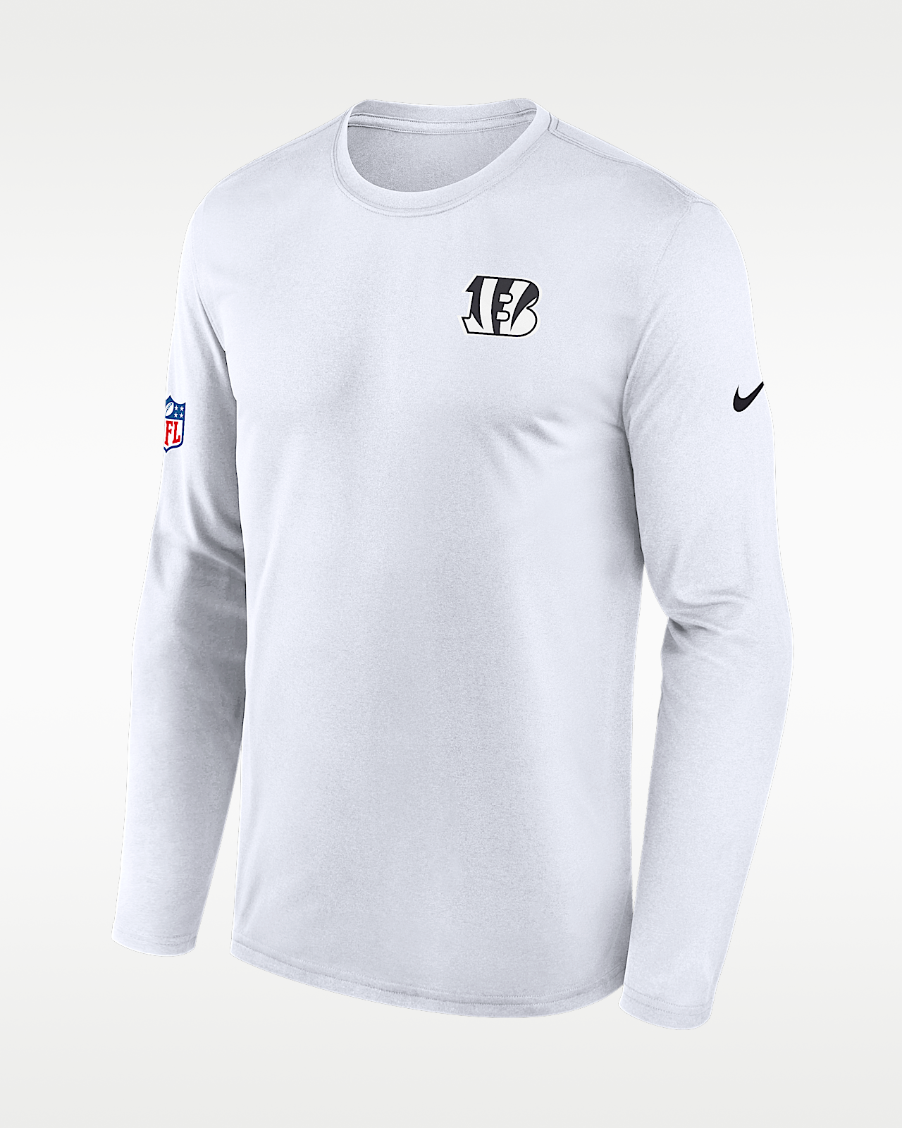 Мужская футболка Cincinnati Bengals Alt Legend Small Logo Nike Dri-FIT NFL Long-Sleeve