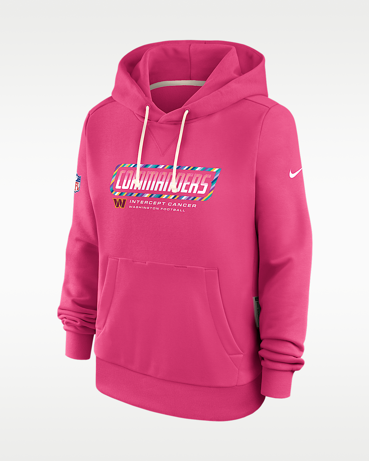 Женское худи Washington Commanders Crucial Catch Standard Issue Nike Dri-FIT NFL Pullover Hoodie