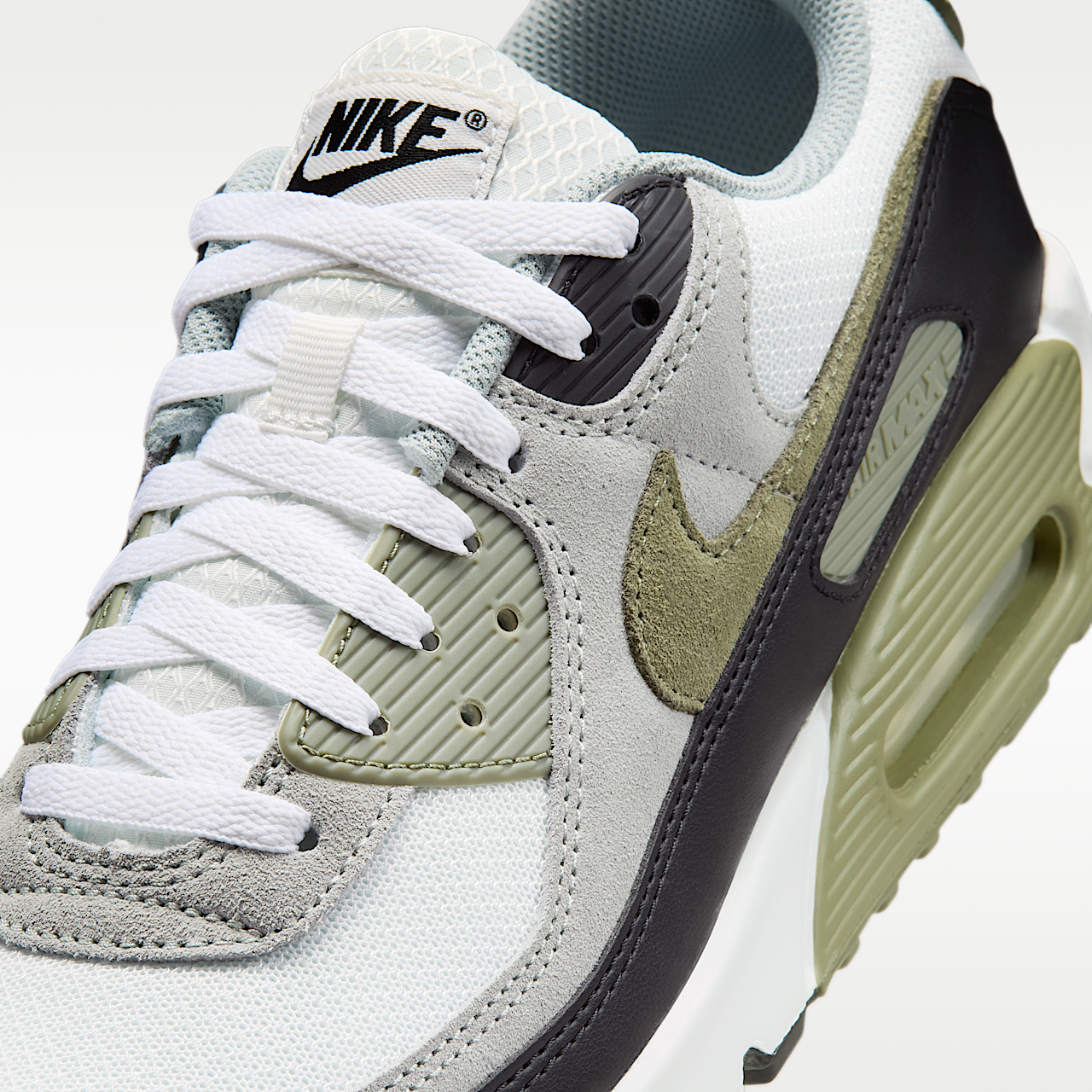Nike Air max 90 sneaker Summit White/Light Pumice/Zwart/Silver Sage