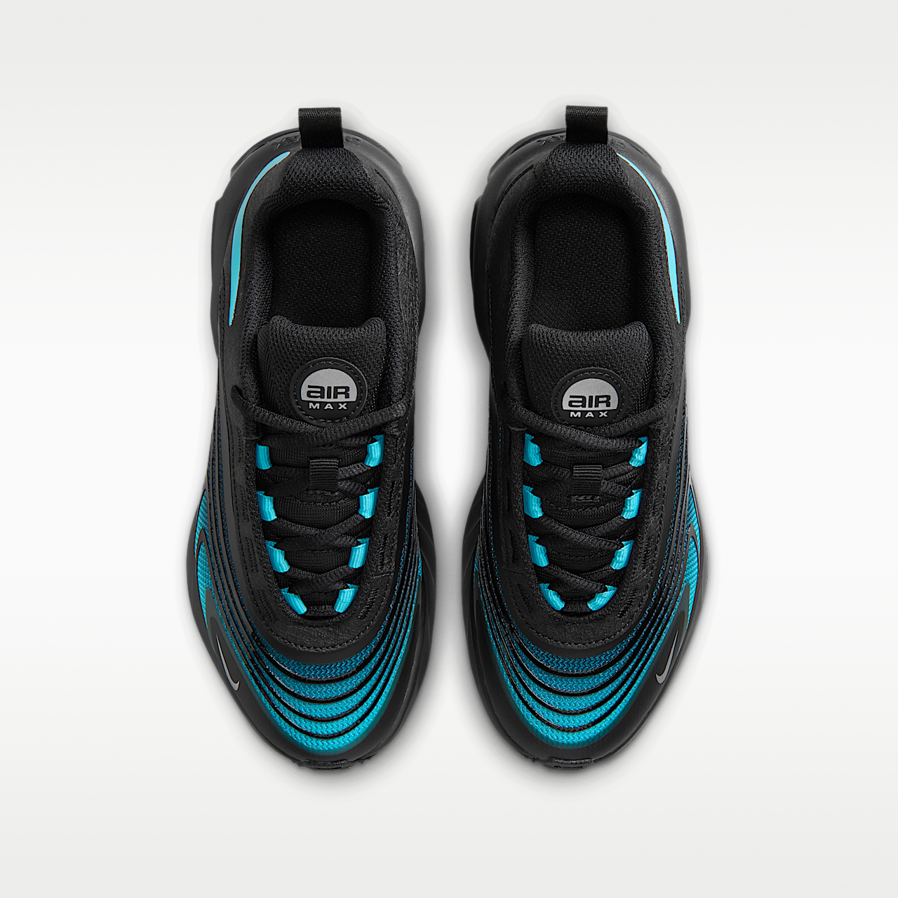 Nike Air Max sneaker Zwart/Metallic Silver/Gamma Blue