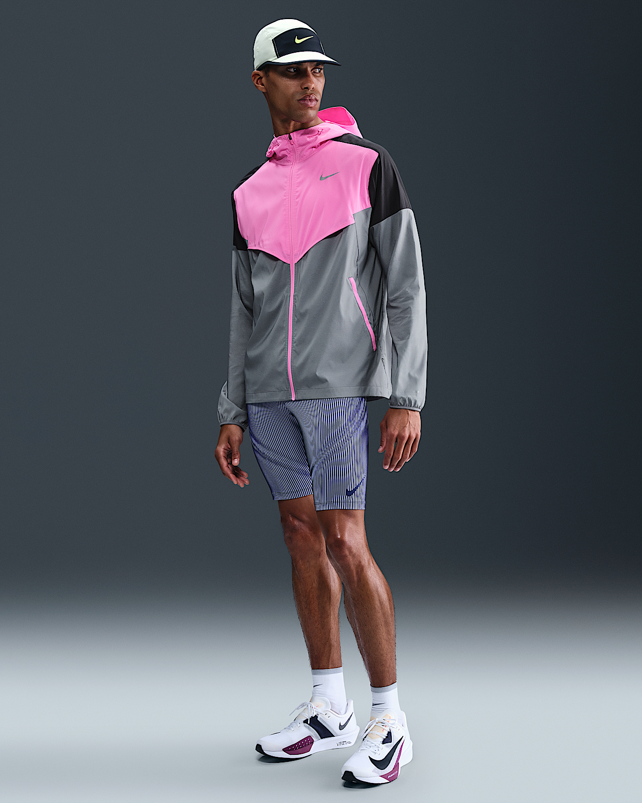 Мужские тайтсы Nike AeroSwift Dri-FIT ADV 1/2-Length Tights для бега