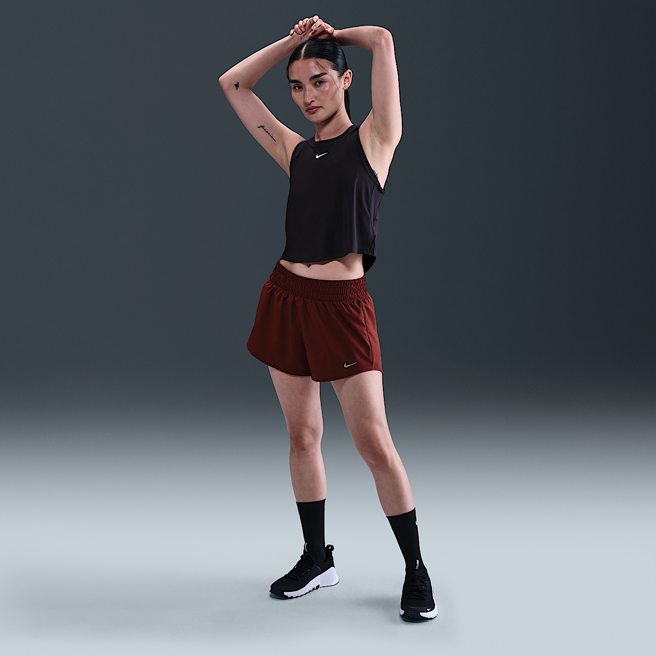 Nike  sneaker Zwart/Wit