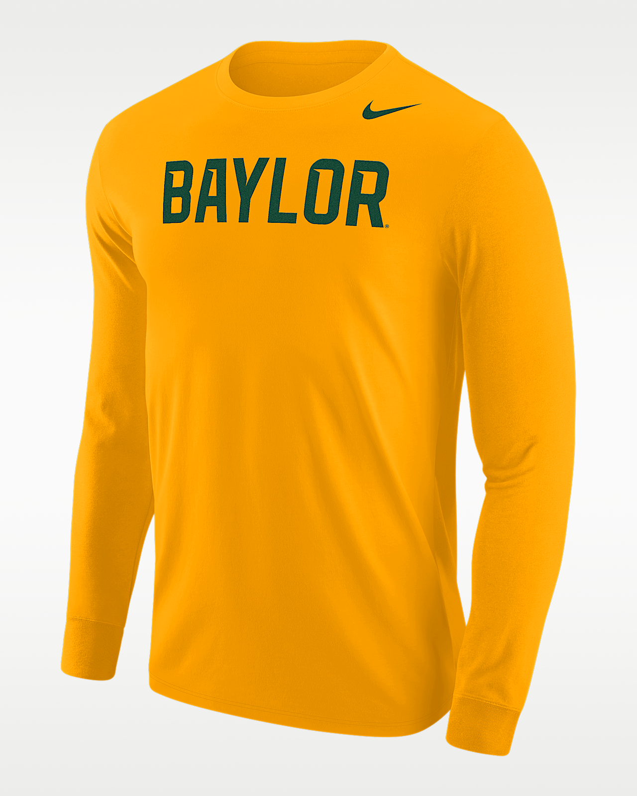Мужская футболка Baylor Bears Nike Football Long-Sleeve для футбола