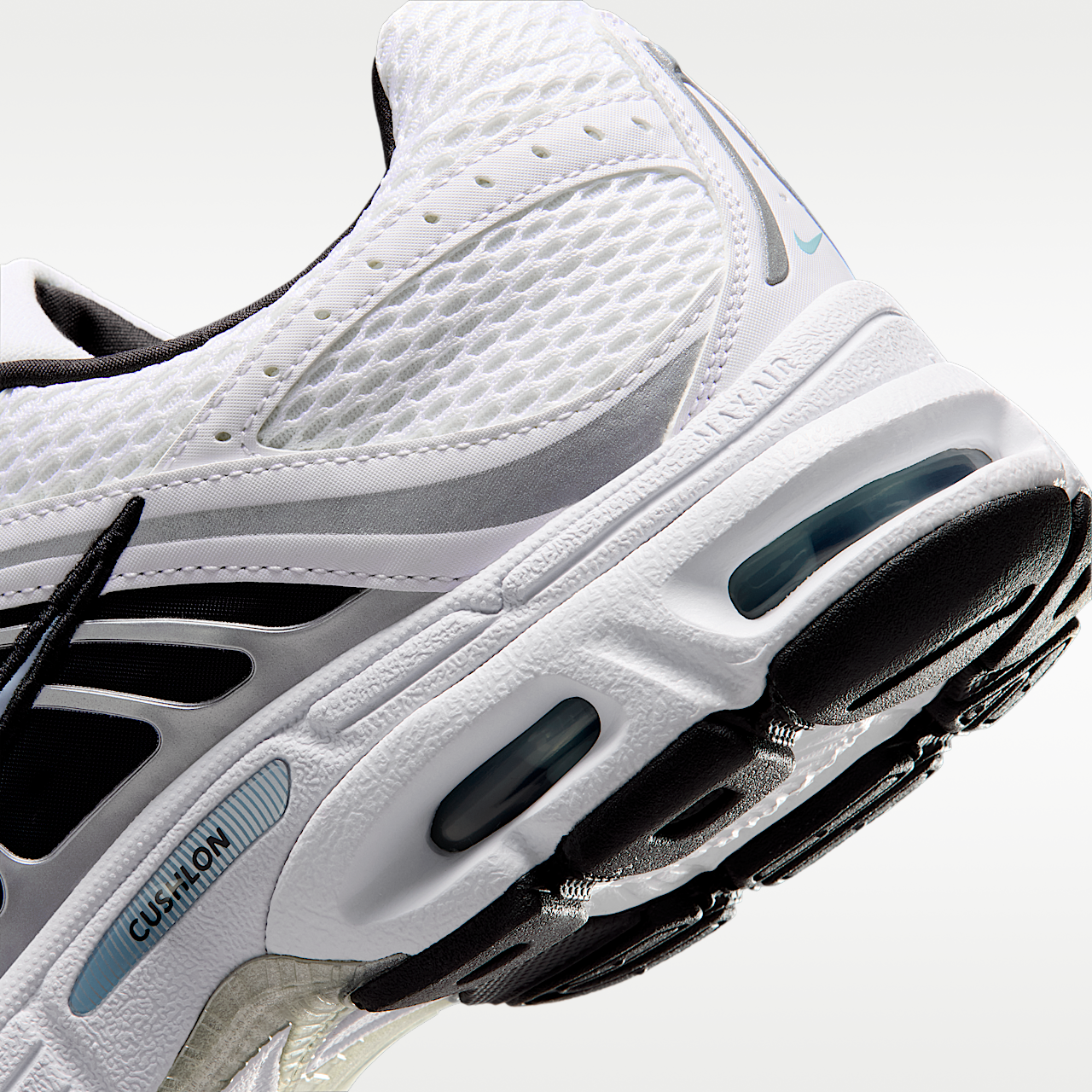 Nike Air Max sneaker Wit/Light Armory Blue/Metallic Silver/Zwart