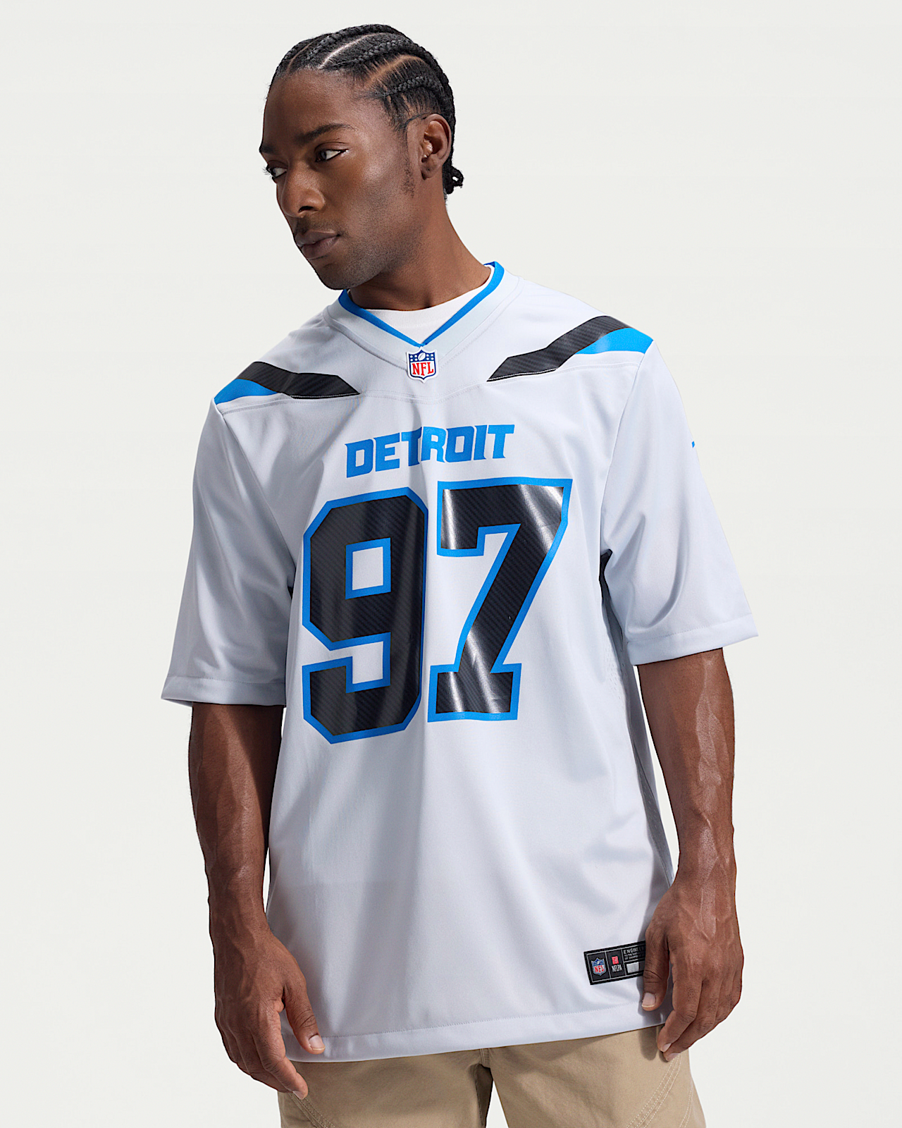Мужские джерси Aidan Hutchinson Detroit Lions Rivalries Collection Nike NFL Game Jersey