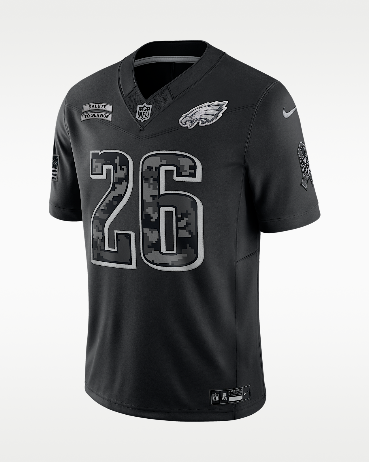 Мужские джерси Saquon Barkley Philadelphia Eagles Salute to Service Nike Dri-FIT NFL Limited Jersey