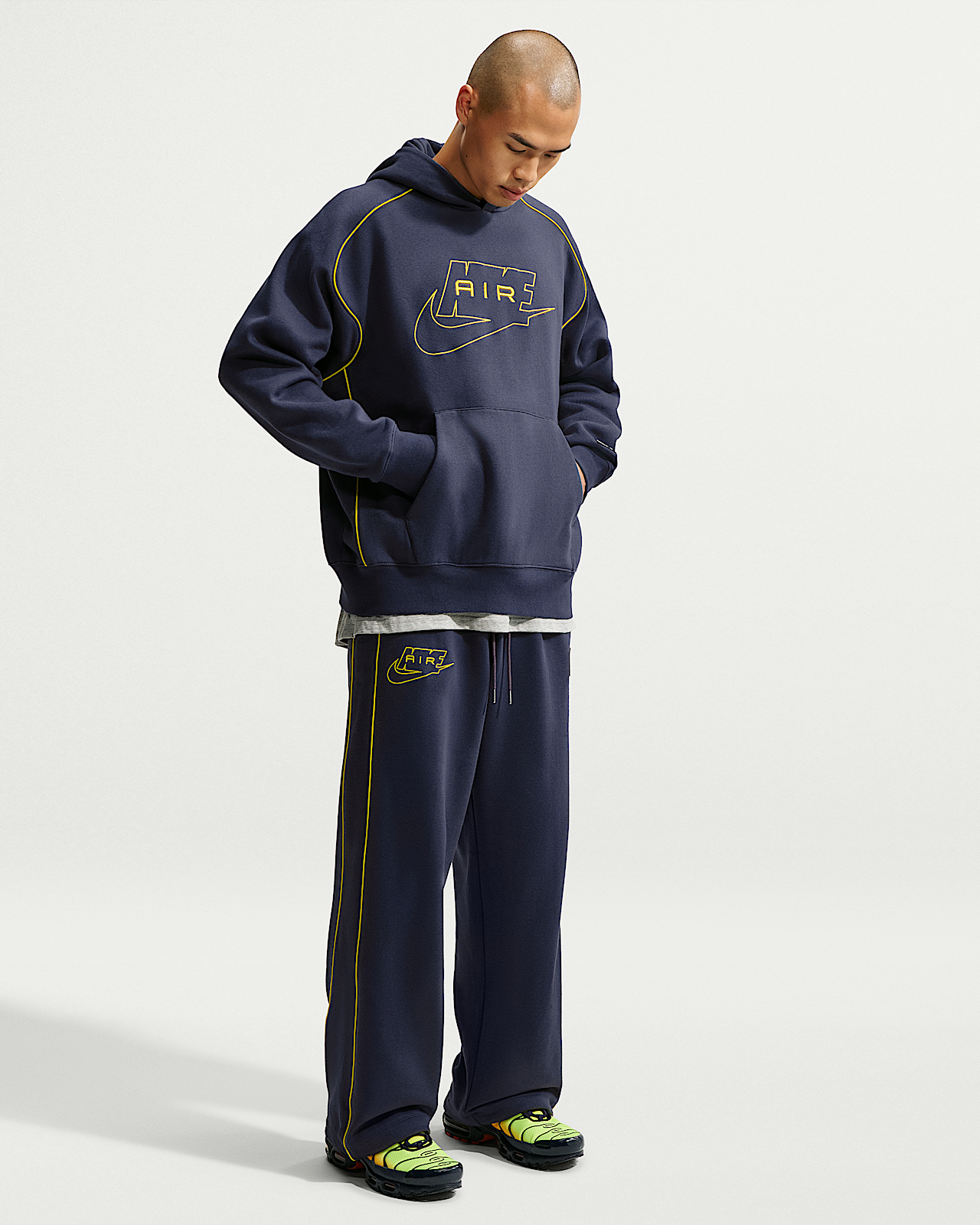 Мужские  Nike Air Open-Hem Fleece Pants