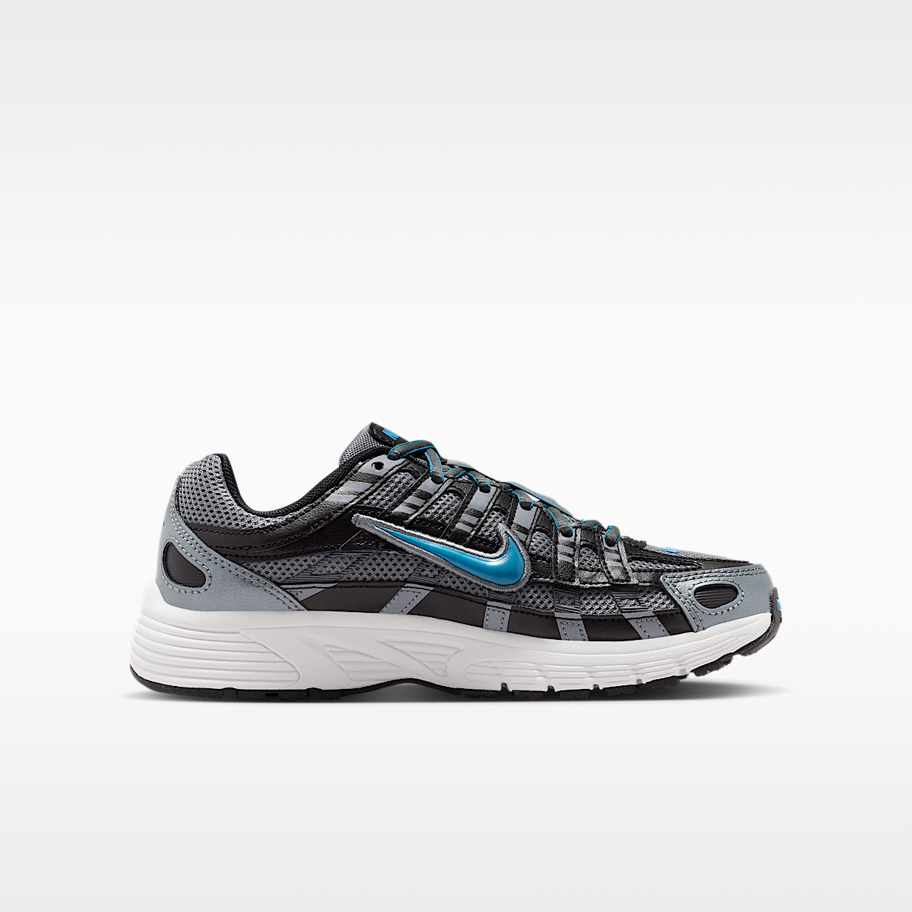 Nike P-6000 sneaker Smoke Grey/Zwart/Platinum Tint/Dutch Blue