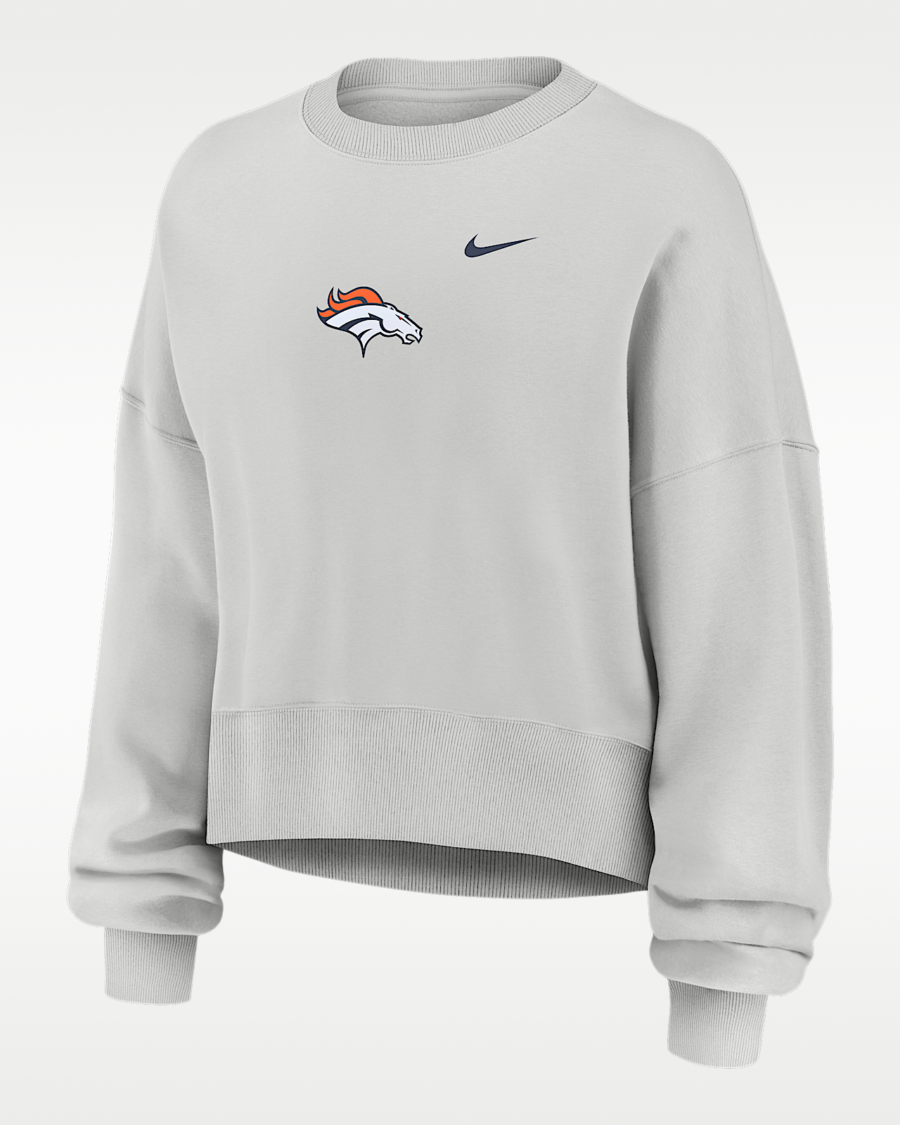 Женские  Denver Broncos Primetime Phoenix Nike NFL Oversized Pullover Crew