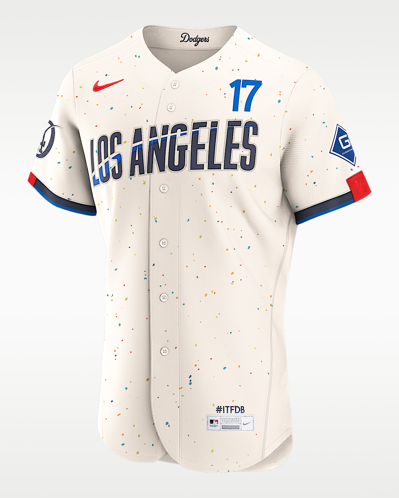 Мужские джерси Shohei Ohtani Los Angeles Dodgers City Connect Nike MLB Authentic Jersey