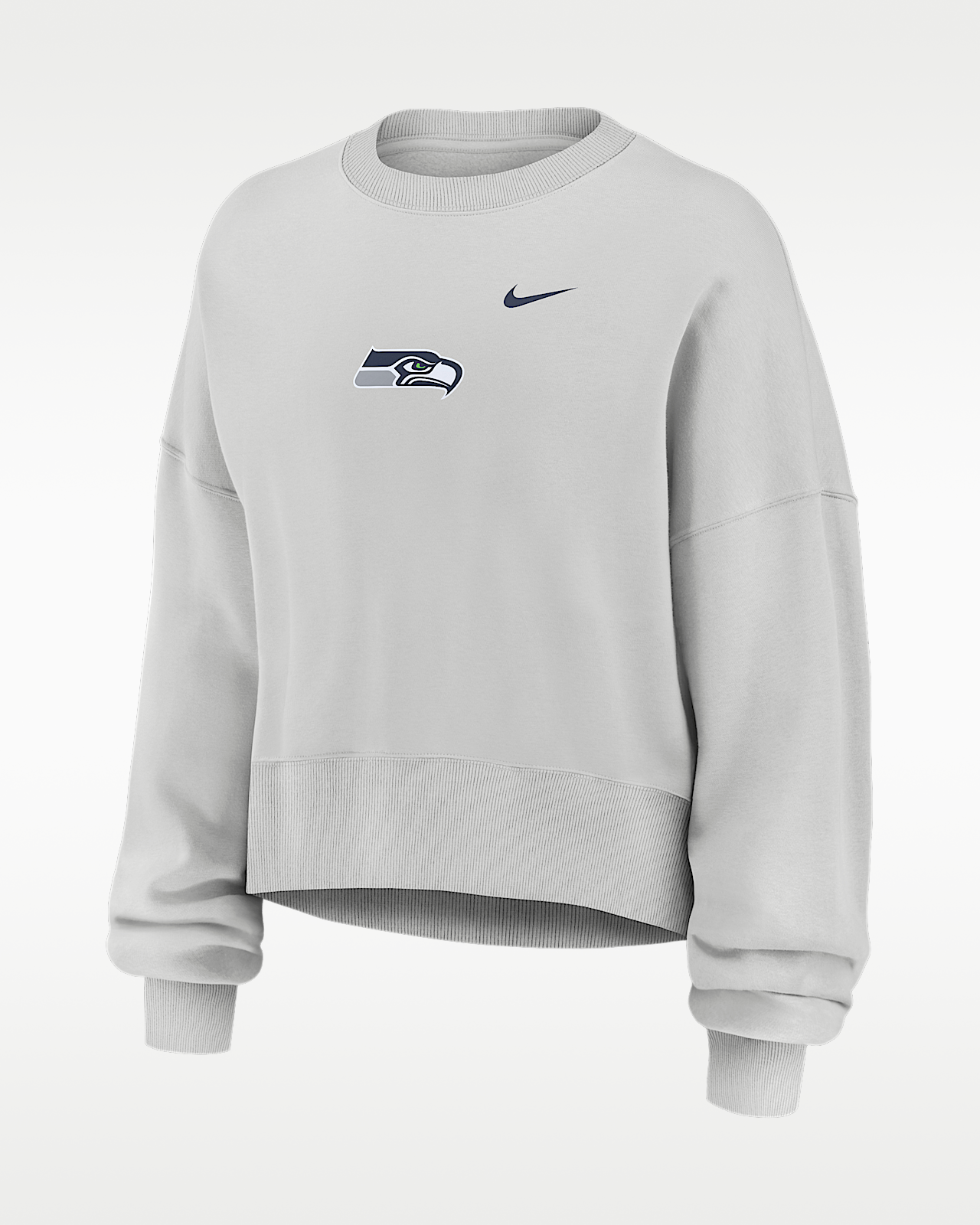 Женские  Seattle Seahawks Primetime Phoenix Nike NFL Oversized Pullover Crew