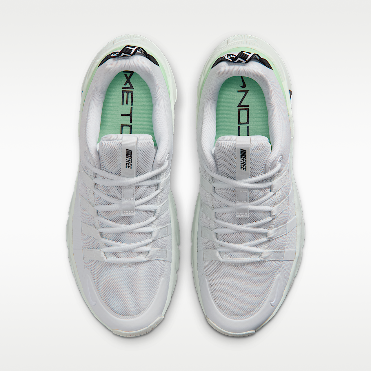 Nike Free sneaker Off White/Cucumber Calm/Barely Green/Wit