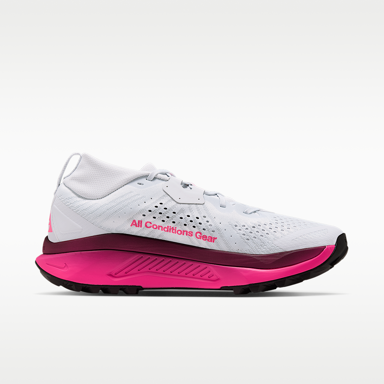 Nike ACG sneaker Pure Platinum/Hyper Pink/Yellow Ochre/Zwart