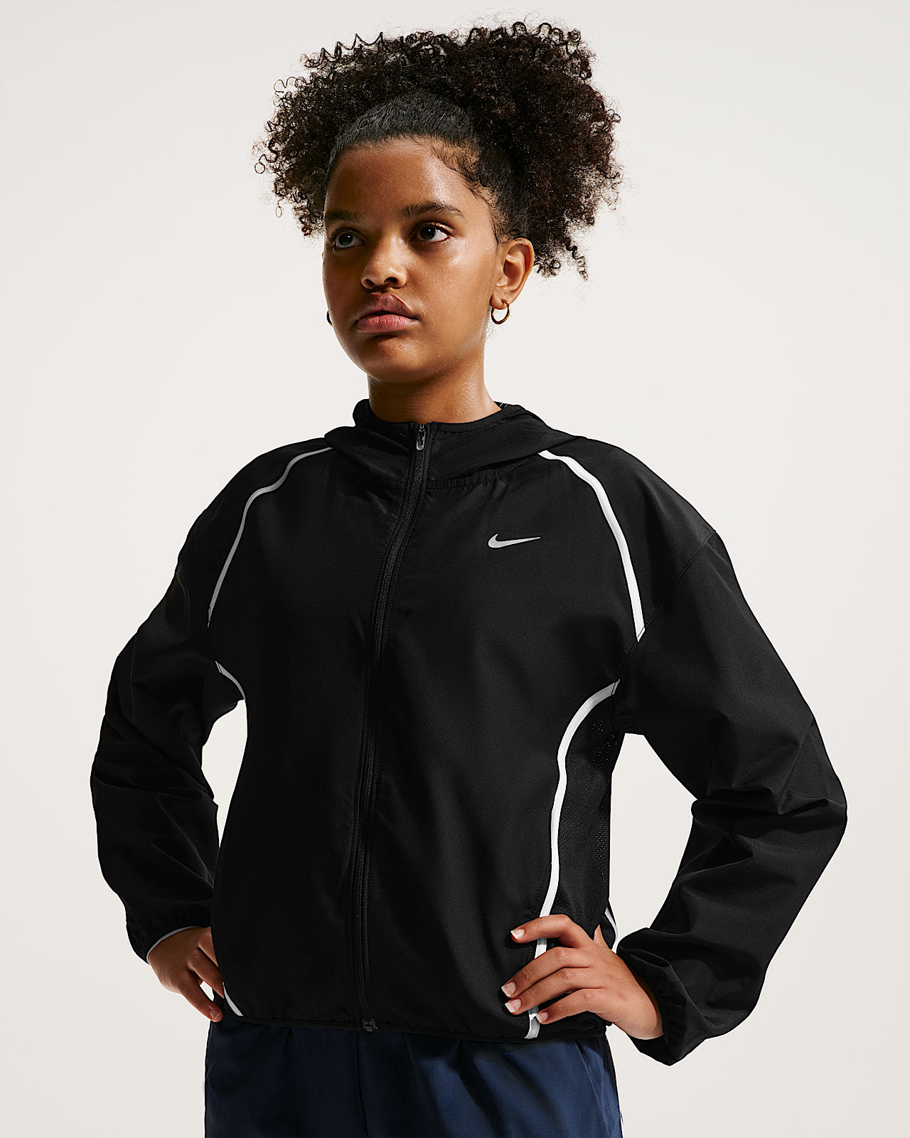 Детская куртка Nike Tempo Big Kids' (Girls') Repel для бега