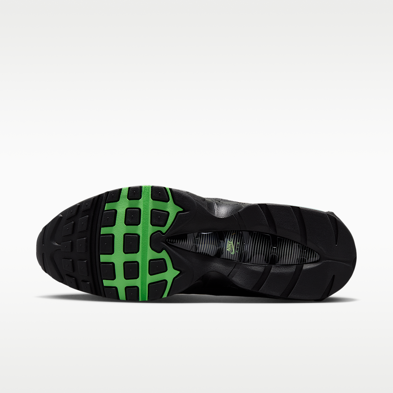 Nike Air Max sneaker Iron Grey/Zwart/Metallic Silver/Illusion Green