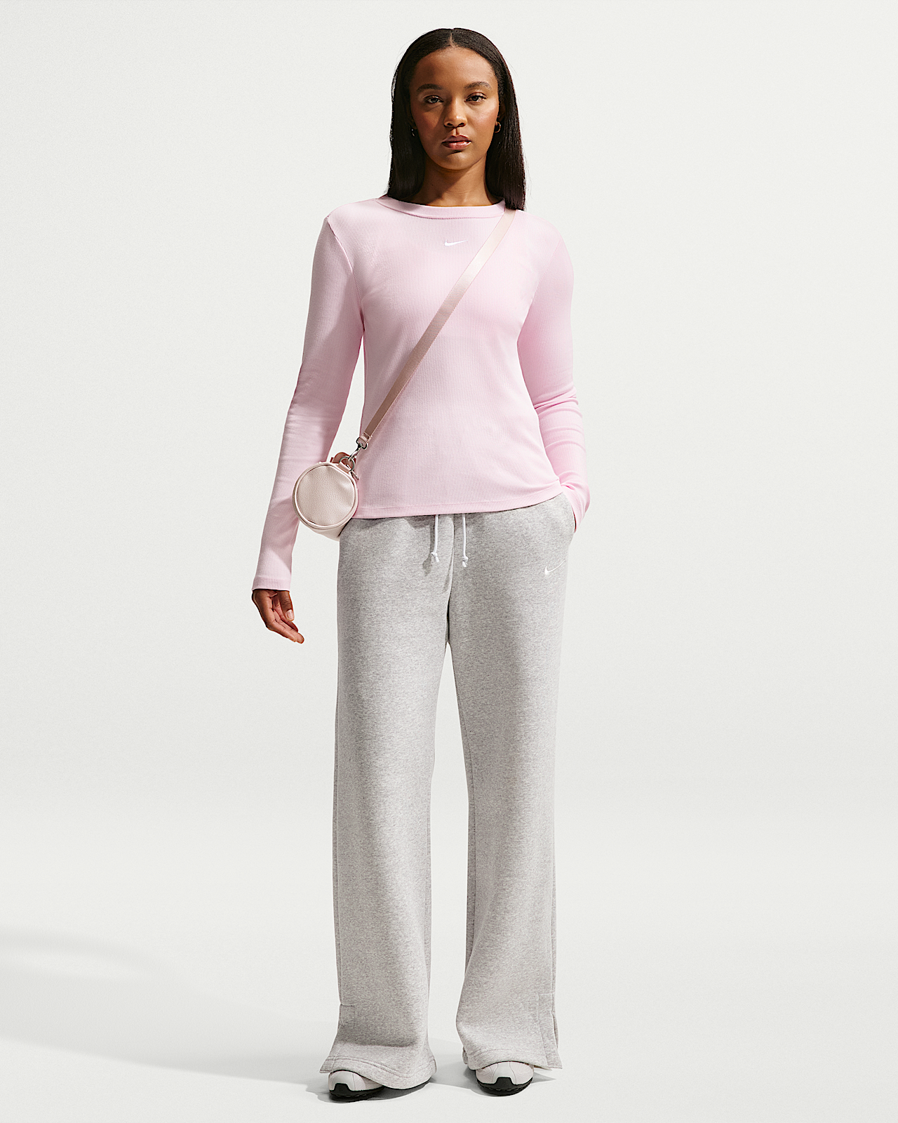 Женские  Nike Sportswear Phoenix Fleece High-Waisted Wide-Leg Pants