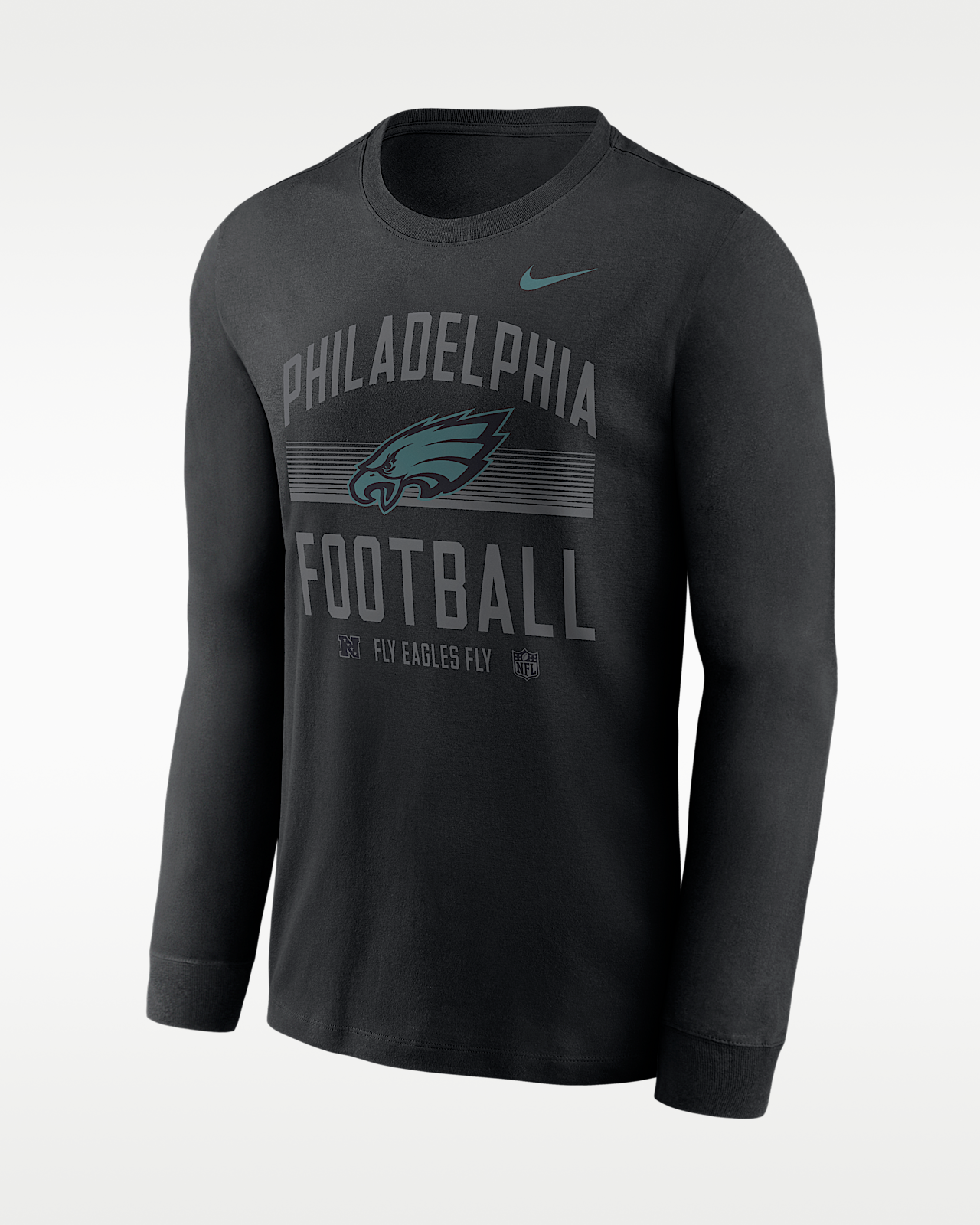 Мужская футболка Philadelphia Eagles Essential Nike Dri-FIT NFL Long-Sleeve