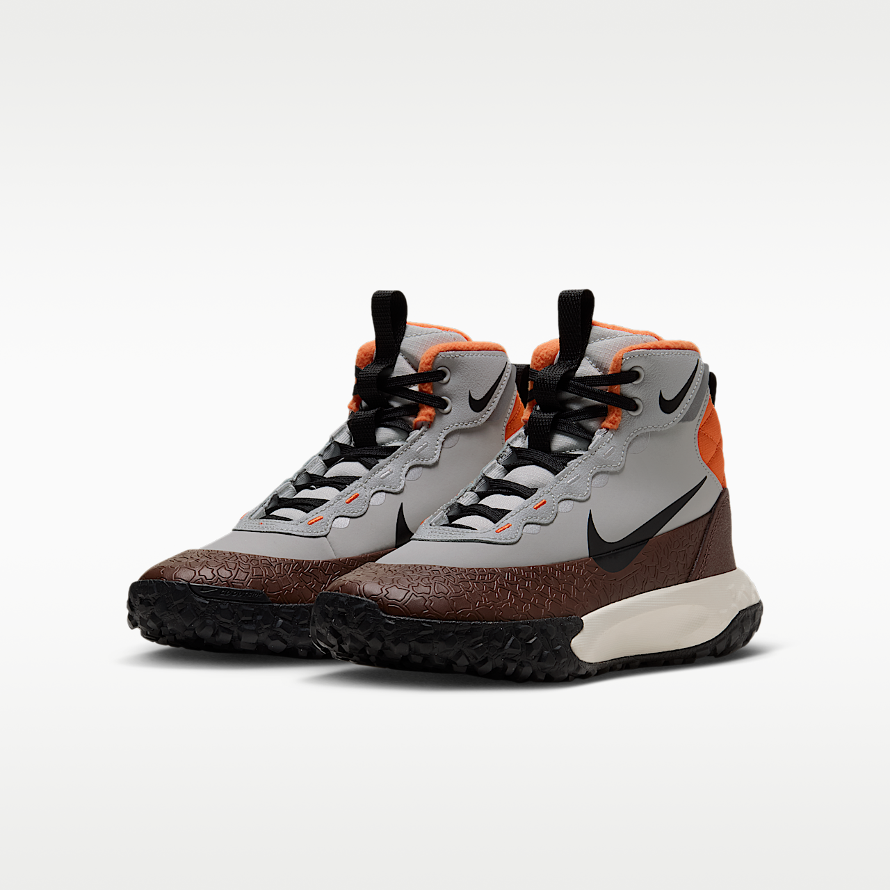 Nike  sneaker Grey Fog/Safety Orange/Light Chocolate/Zwart