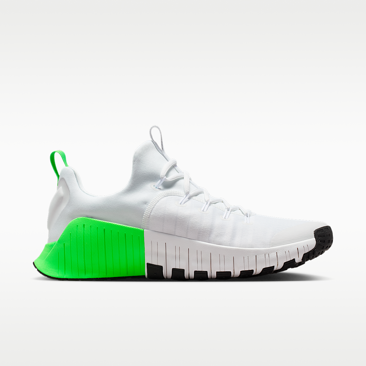 Nike Free sneaker Wit/Green Strike/Zwart/Zwart