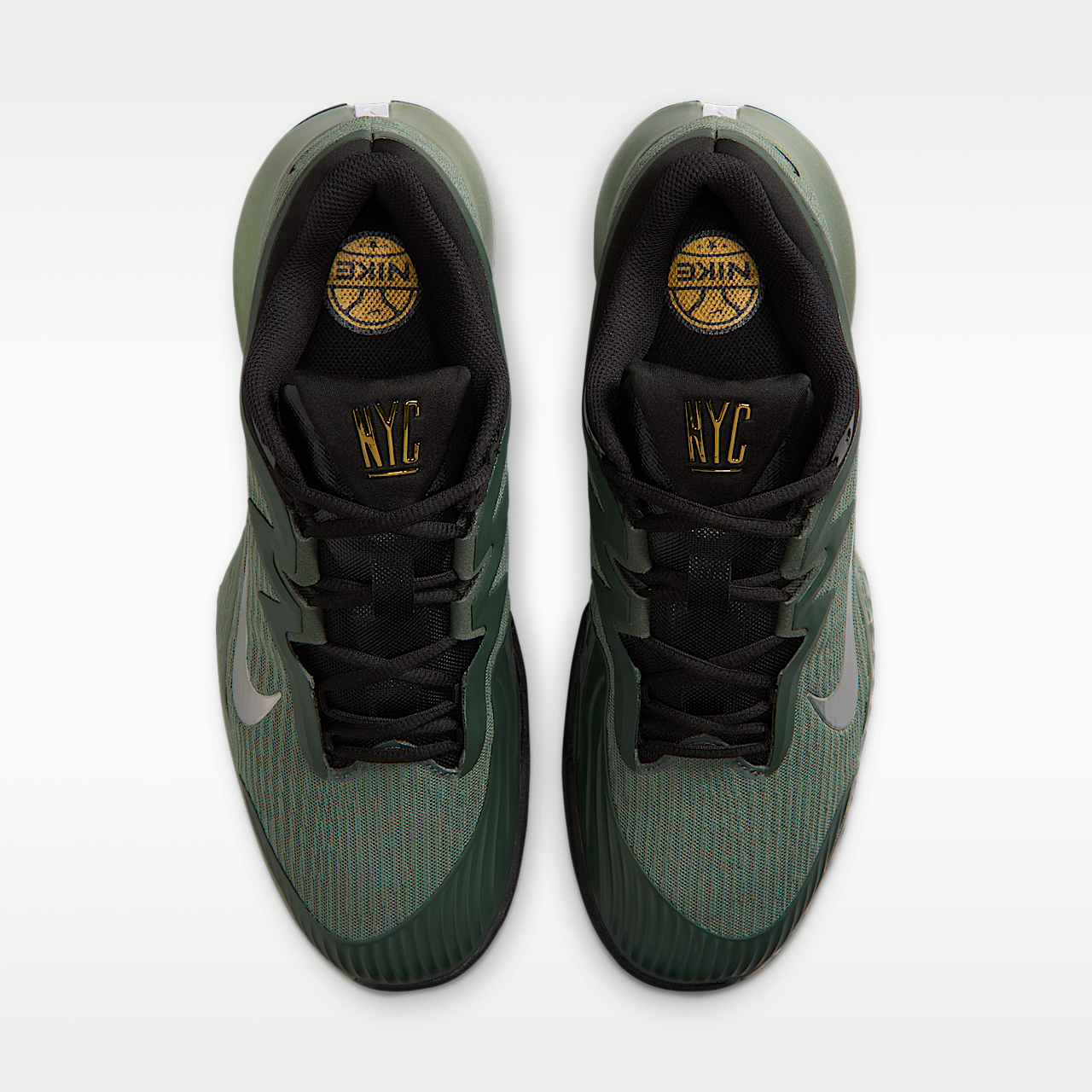 Nike  sneaker Camo Green/Pure Platinum/Zwart/Metallic Gold