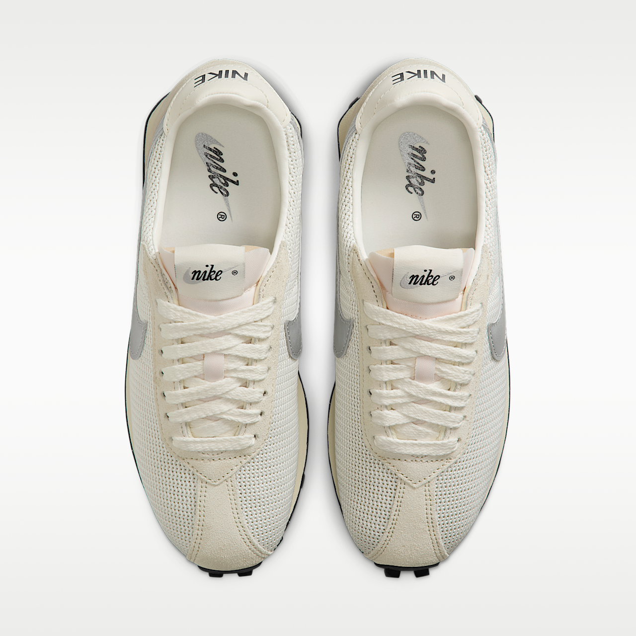Nike  sneaker Sail/Coconut Milk/Zwart/Metallic Silver