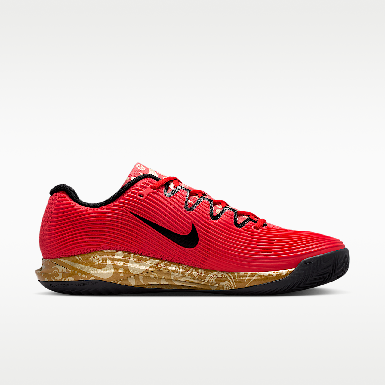 Nike  sneaker Sport Red/Metallic Gold/Zwart