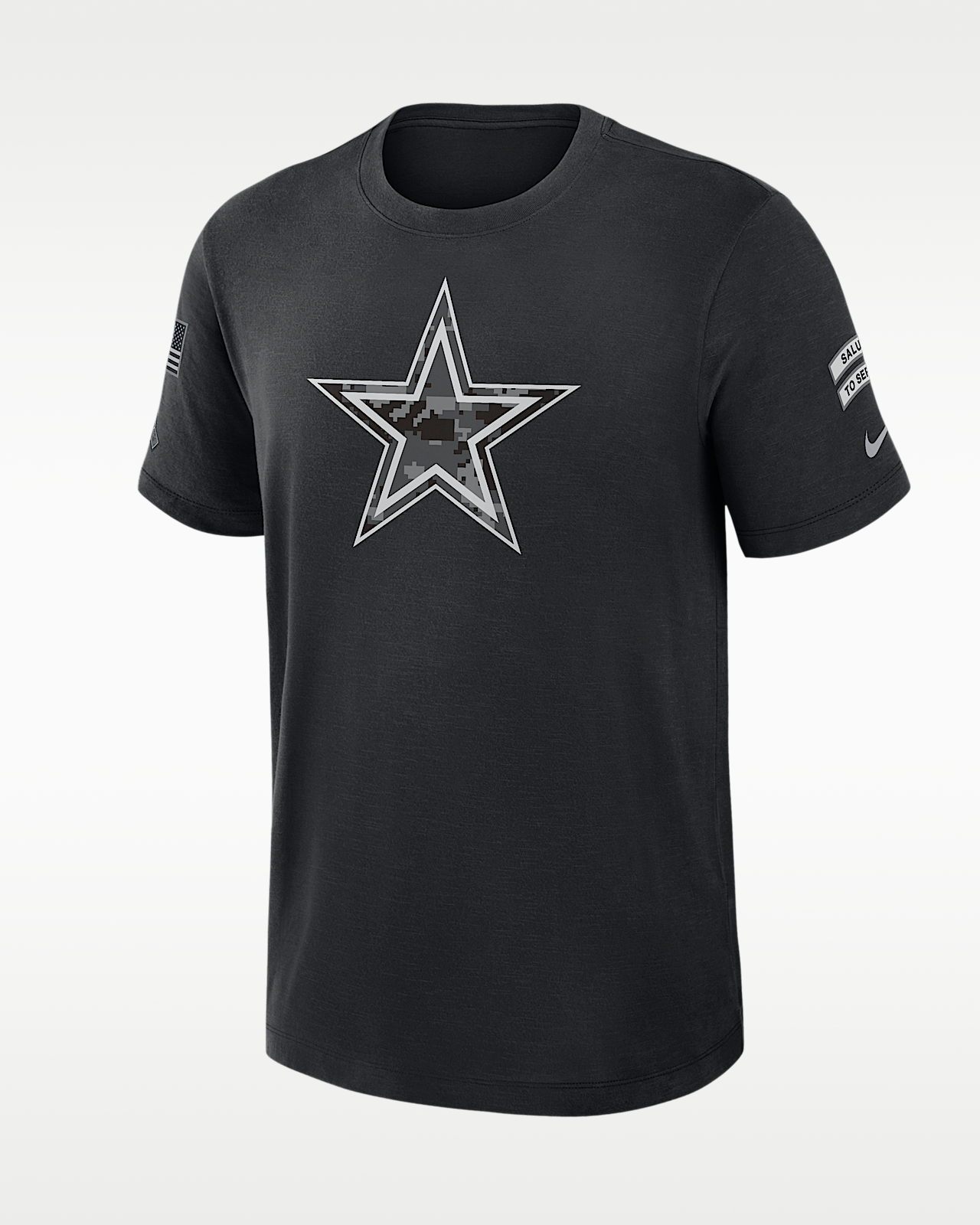 Мужская футболка Dallas Cowboys Salute to Service Slub Nike Dri-FIT NFL