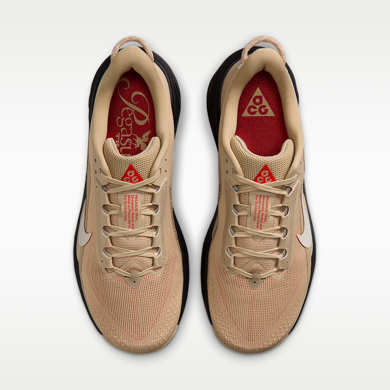 Nike ACG sneaker Linen/Zwart/Light Crimson/Light Orewood Brown