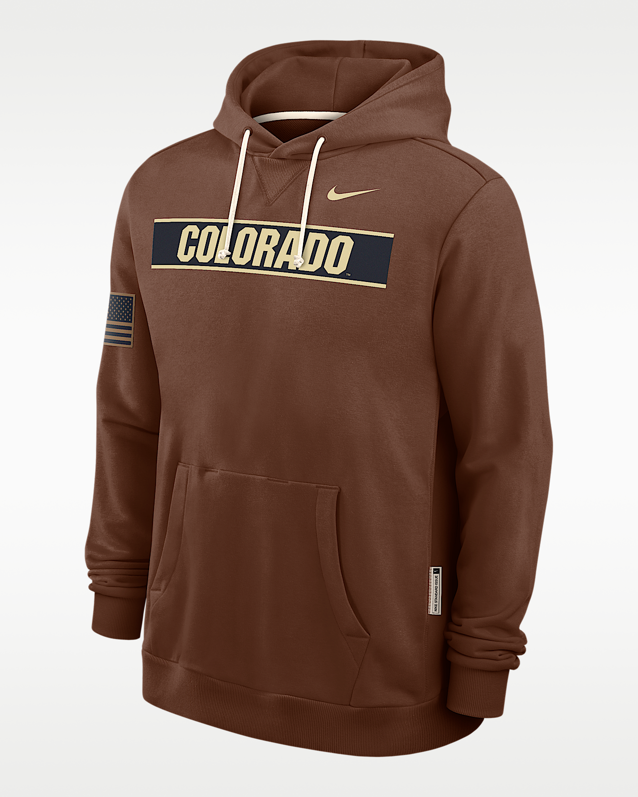 Мужские  Colorado 2026 Military Appreciation Nike Dri-FIT College Long-Sleeve Hooded Top
