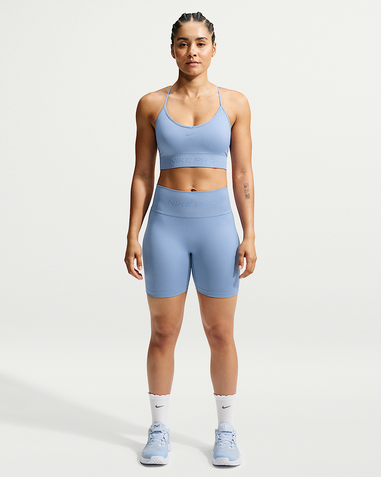Женские шорты Nike Pro Seamless Dri-FIT High-Waisted 5" Biker Shorts