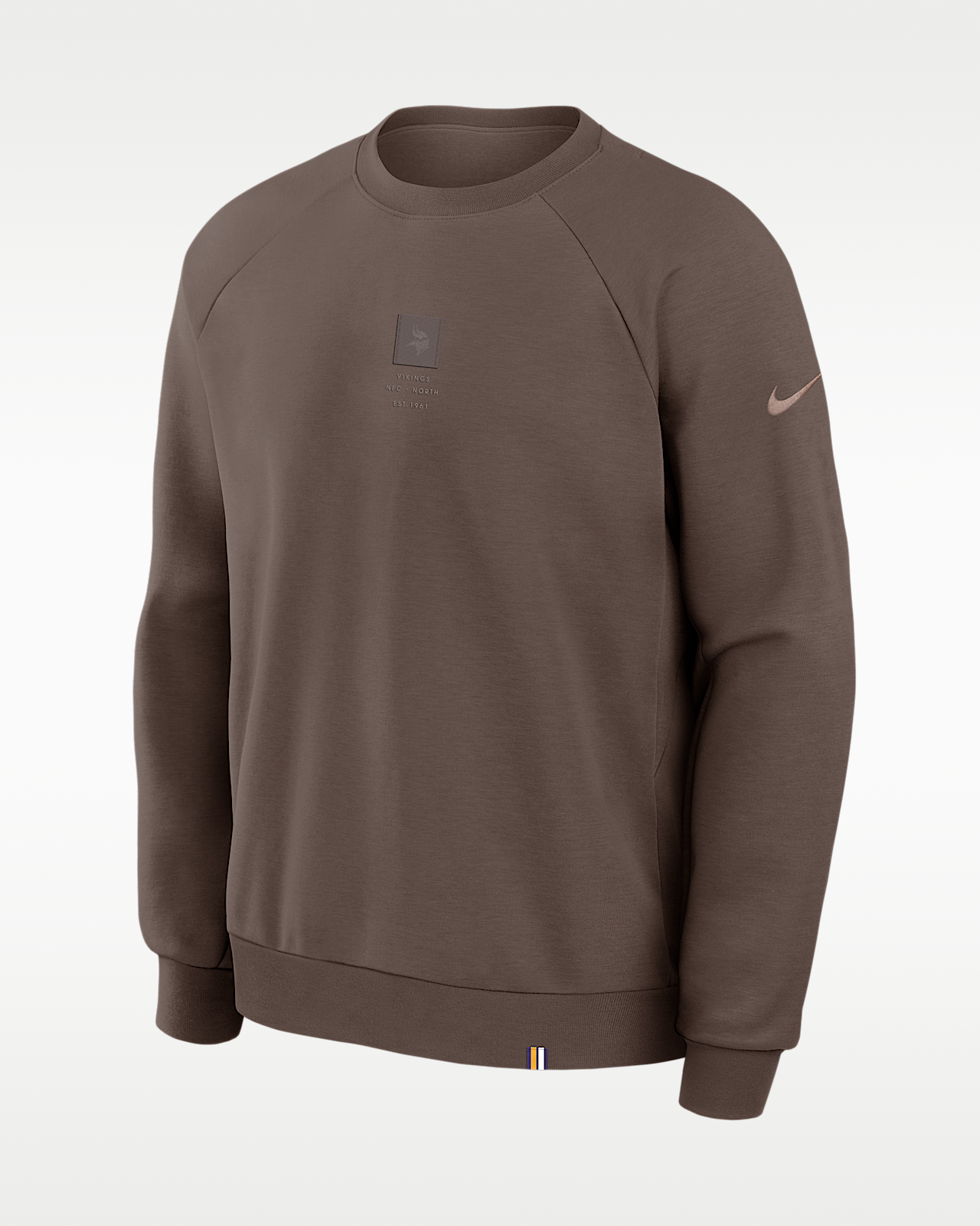 Мужские  Minnesota Vikings Primary Nike Dri-FIT NFL Pullover Crew