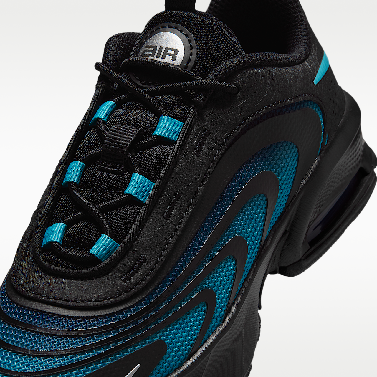 Nike Air Max sneaker Zwart/Metallic Silver/Gamma Blue
