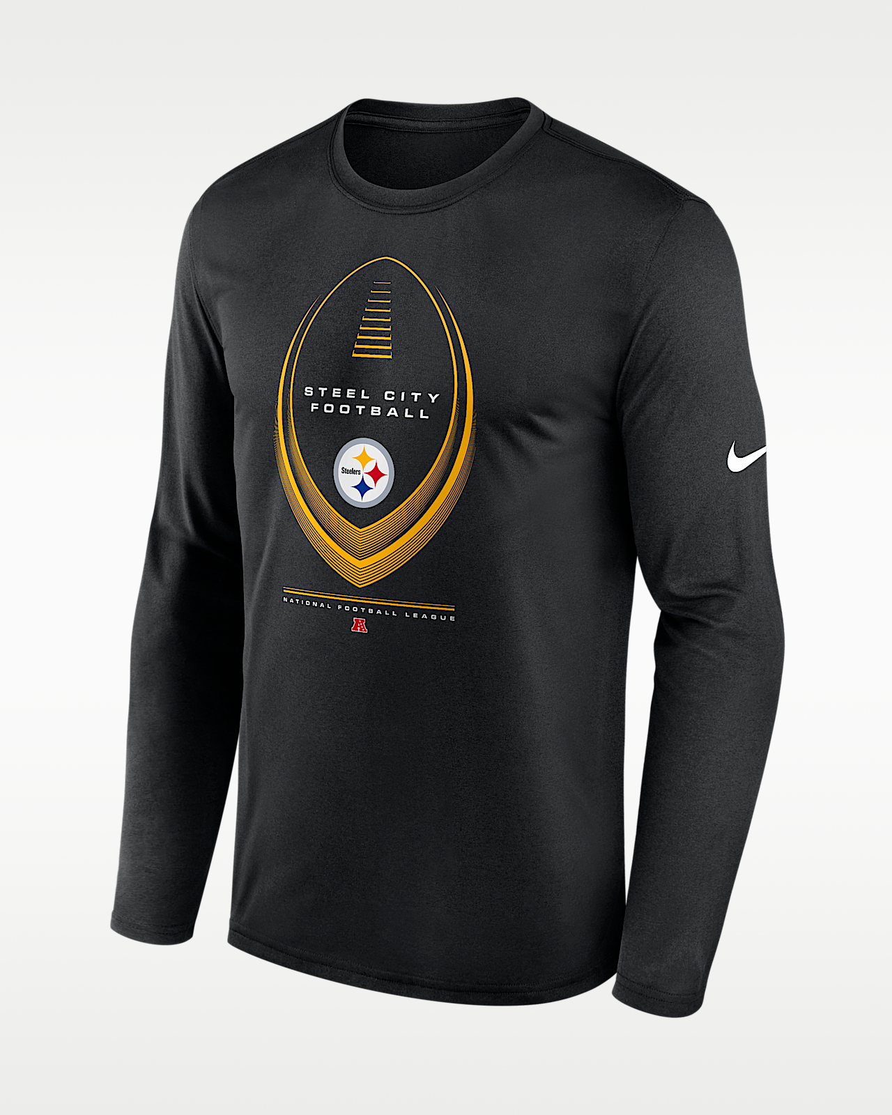 Мужская футболка Pittsburgh Steelers Legend Icon Nike Dri-FIT NFL Long-Sleeve