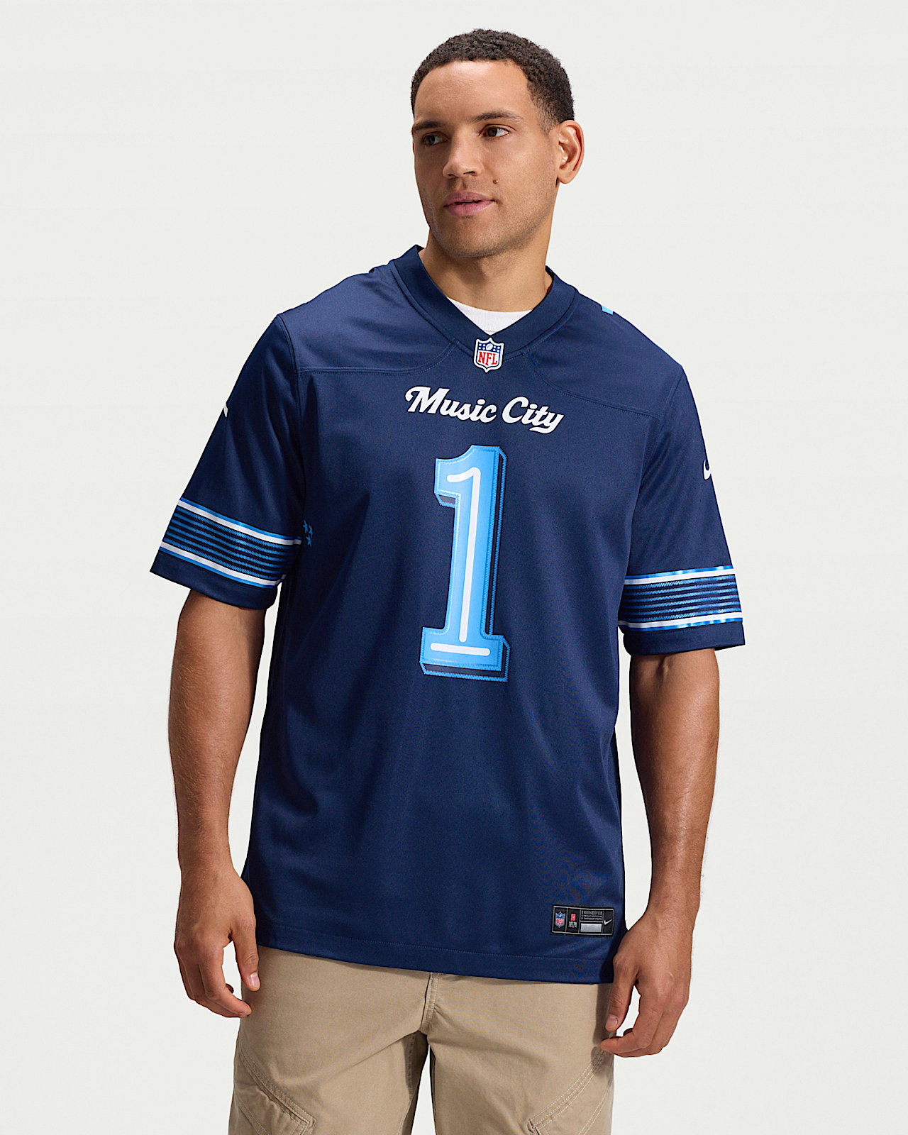 Мужские джерси Cameron Ward Tennessee Titans Rivalries Collection Nike NFL Game Jersey