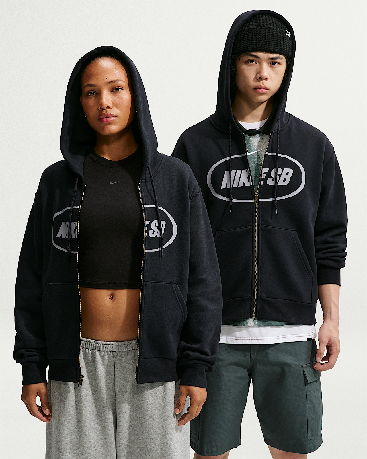 Женское худи Nike SB Fleece Full-Zip Skate Hoodie
