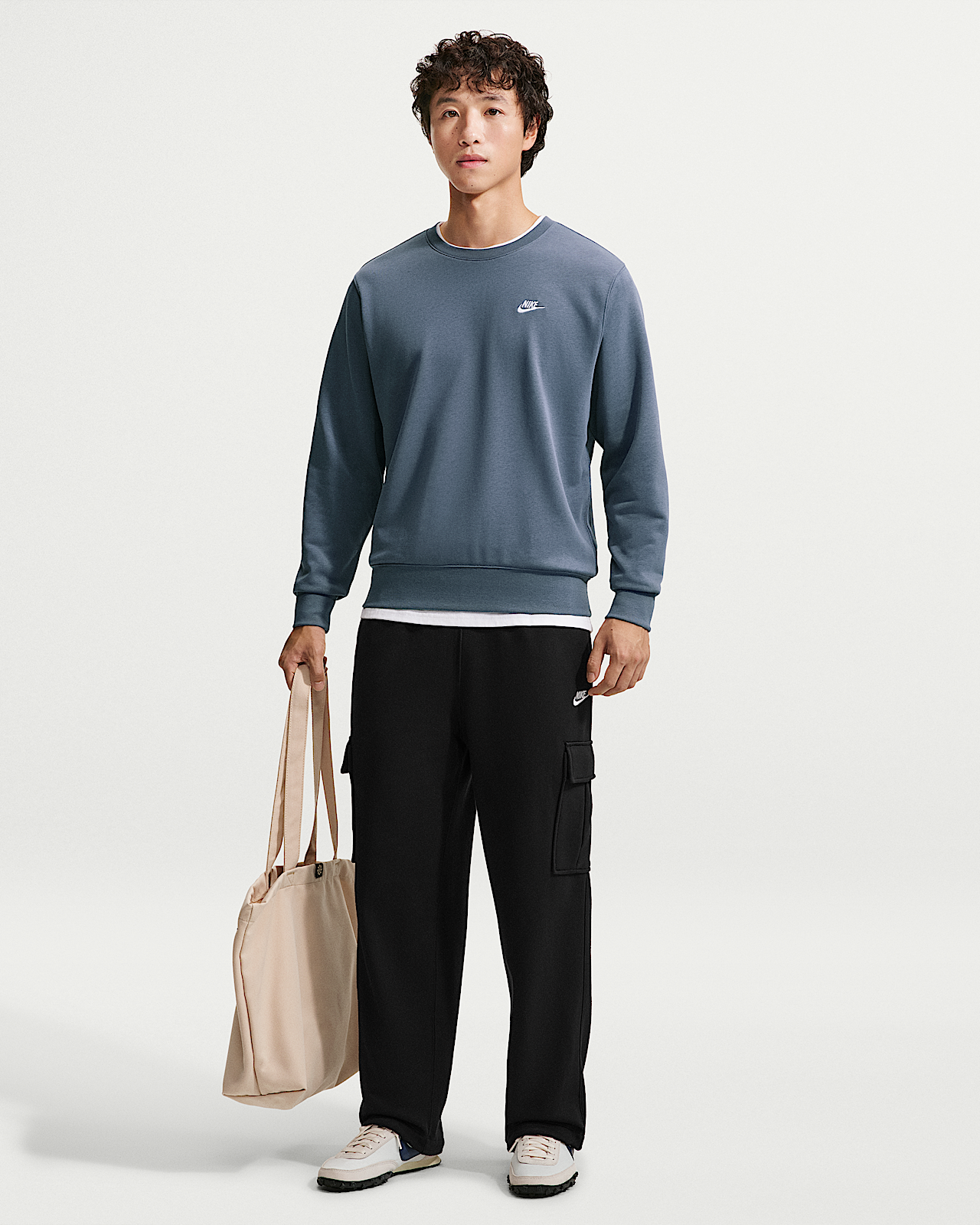 Мужские  Nike Club Fleece Open-Hem Cargo Pants