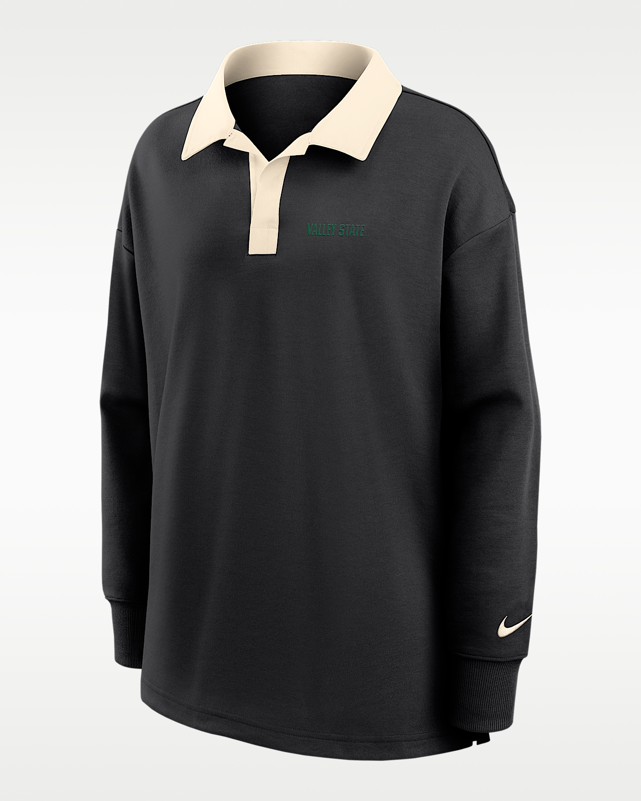 Женские  Nike College (Mississippi Valley State University) Oversized Long-Sleeve Polo