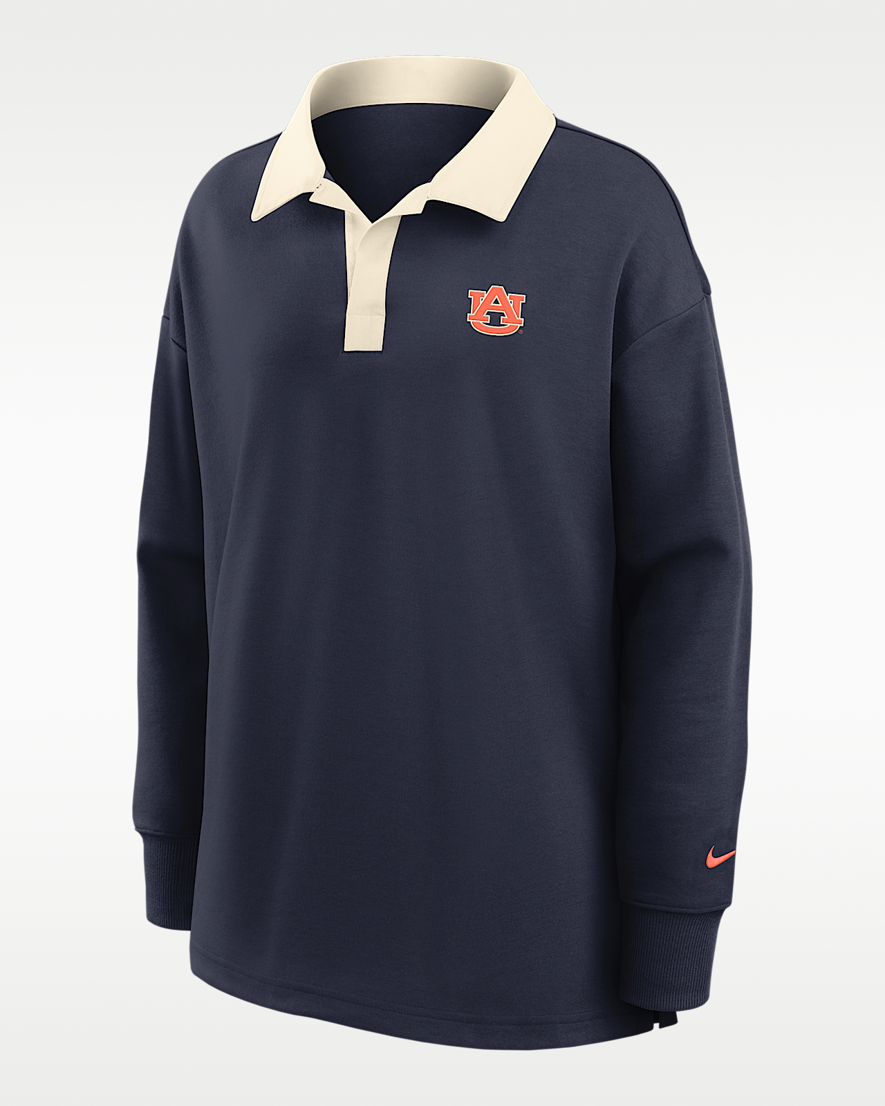Женские  Auburn Academic Nike Dri-FIT Oversized Long-Sleeve Polo