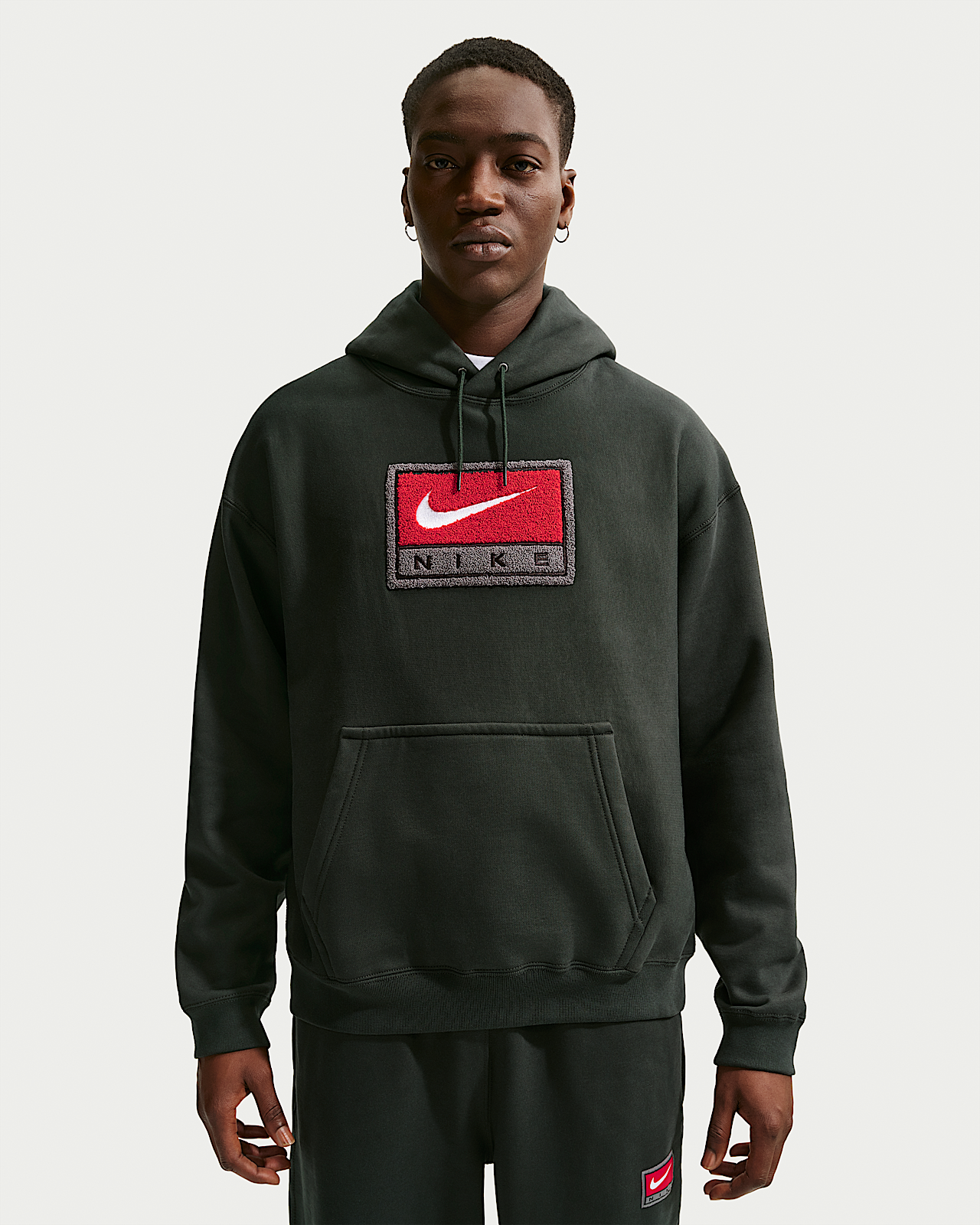 Мужское худи Nike Solo Swoosh Fleece Pullover Hoodie