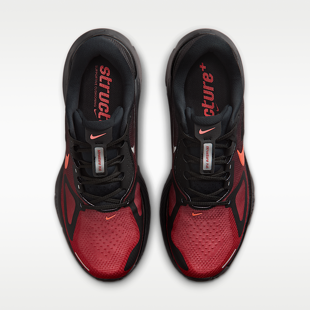 Nike  sneaker Zwart/University Red/Dark Smoke Grey/Bright Crimson