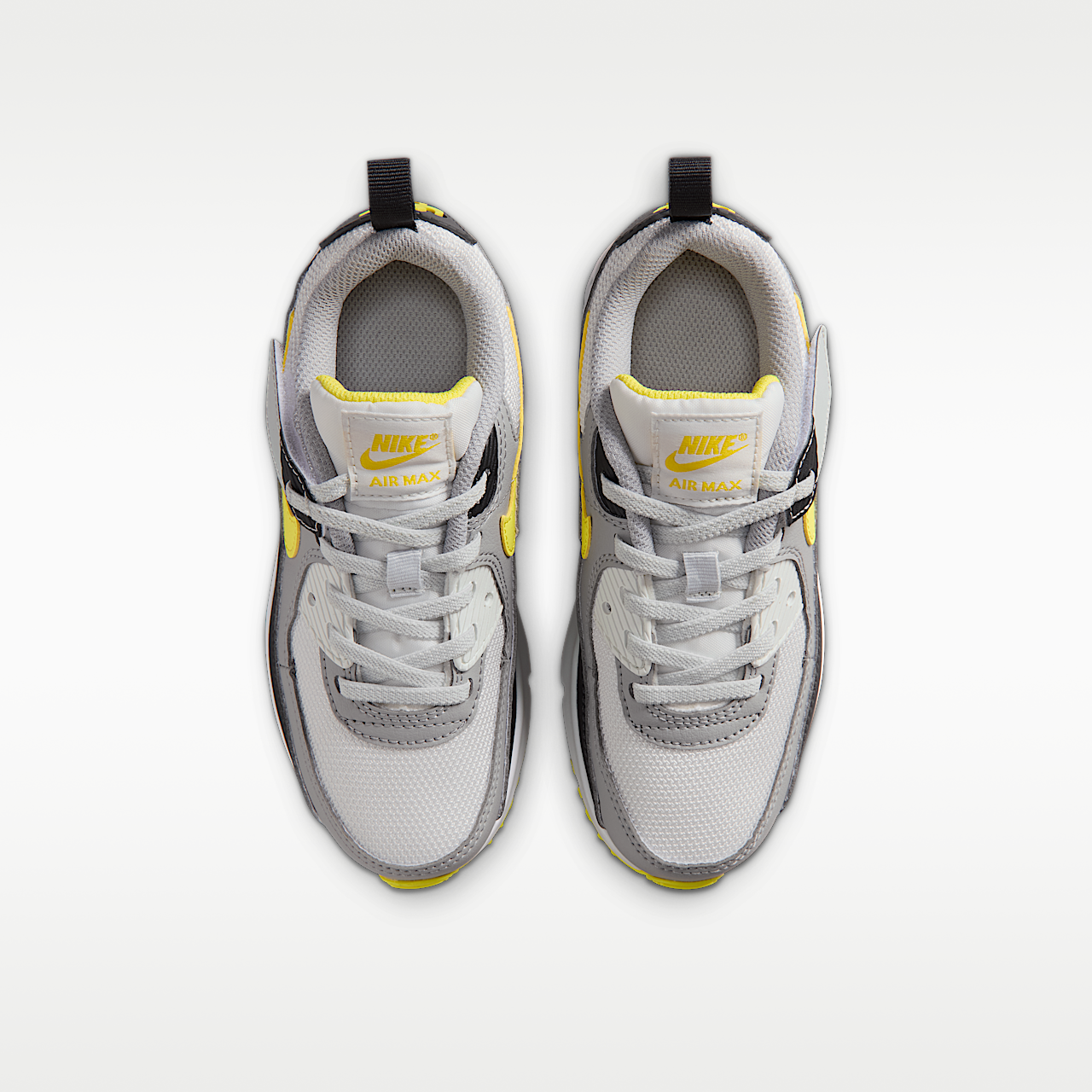 Nike Air max 90 sneaker Off White/Dark Smoke Grey/Light Smoke Grey/Sonic Yellow