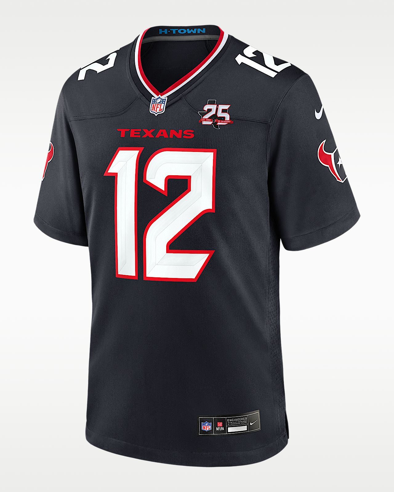 Мужские джерси Nico Collins Houston Texans 25th Season Nike NFL Game Jersey