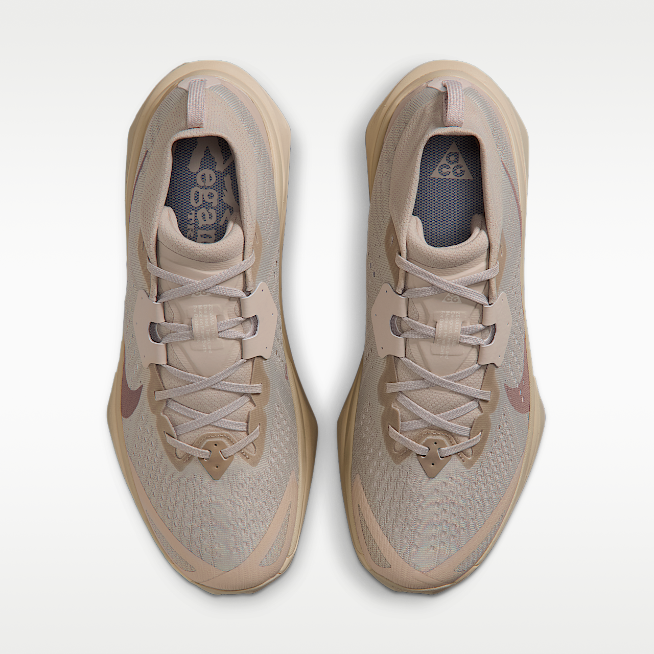 Nike ACG sneaker Cream II/Safety Orange/Light Orewood Brown