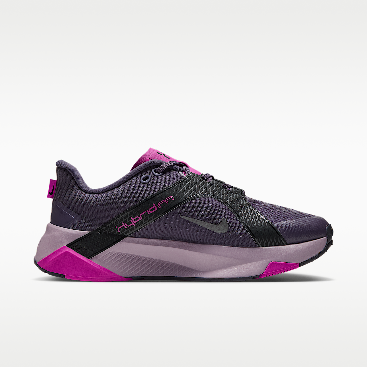 Nike  sneaker Dark Raisin/Zwart/Fuchsia Blast/Metallic Dark Grey